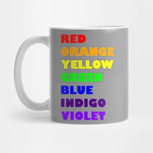 Words of the Rainbow Mug